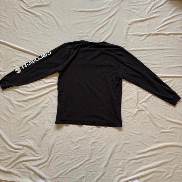 Carhartt Men's Black M Loose Fit Long Sleeve T-Shirt - Picture 2 of 4